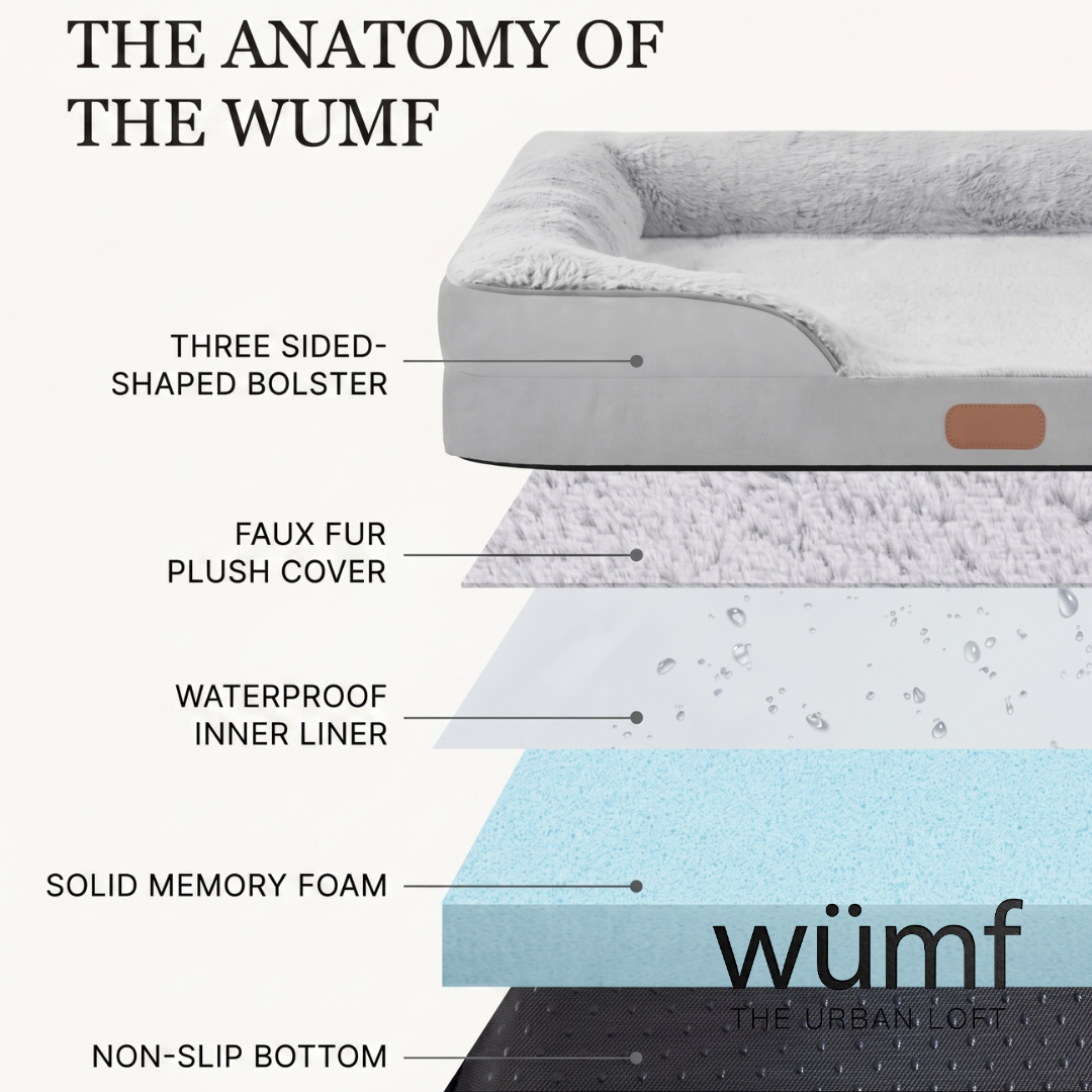 The Wumf™ Orthopedic Pet Lounger